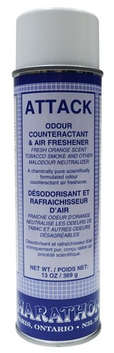 [586W] Attack Air Freshener Odor Counteractant - 370 Gr Aerosol